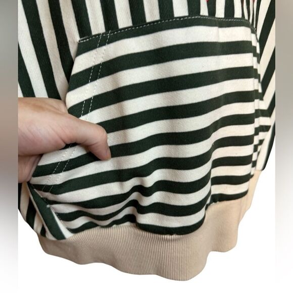 Civil Regime Embroidered Tunic Length Hooded Pullover - Picture 5 of 8